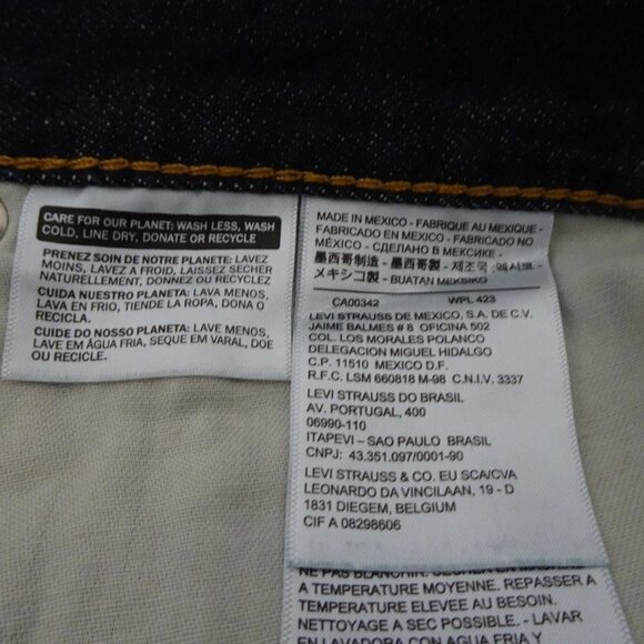 Levi's 527 Slim Bootcut Jeans Men's Size 40x32 Blue Denim Western Cowboy - Picture 10 of 12